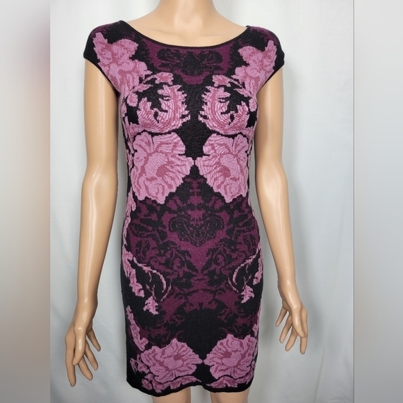 Ann Taylor Petite Knit Floral Dress - Picture 1 of 10